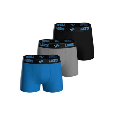 Boxershorts NFL "Boxershort NFL 3pk Boxers 3er Pack", Herren, Gr. L, bunt (detroit lions), Obermaterial: 95% Baumwolle CO. 5% Elasthan EL., Unterhosen