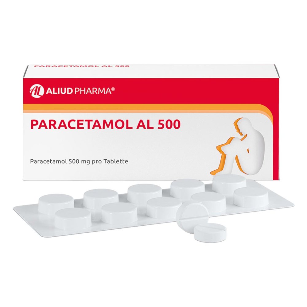 ALIUD Pharma GmbH Paracetamol AL 500 bei akuten Schmerzen und Fieber 06718342