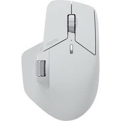 Rapoo MT760M Maus Kabellos, Bluetooth® Weiß 10 Tasten 4000 dpi Wiederaufladbar R-12531
