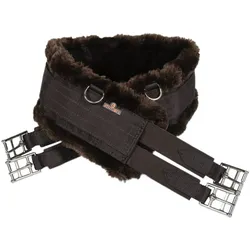 Sattelgurt KY Sheepskin brown/brown 120