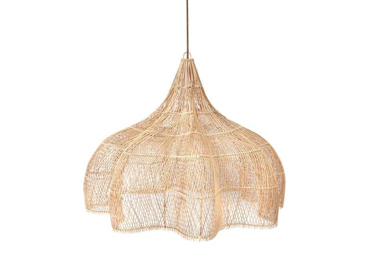 Abat-jour de rotin naturel D110