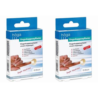 Höga-Fingerkuppen Pflaster 4x7 cm 2x 2x10 St