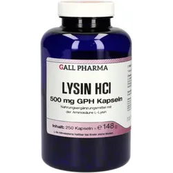 LYSIN HCL 500 mg GPH Kapseln 250 St
