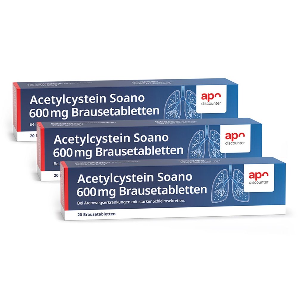 TEMMLER PHARMA GmbH Acetylcystein 600 mg Hustenlöser Brausetabletten 08107644