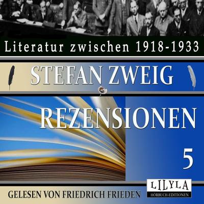 Rezensionen 5 - Stefan Zweig, Audio, 9783969788820