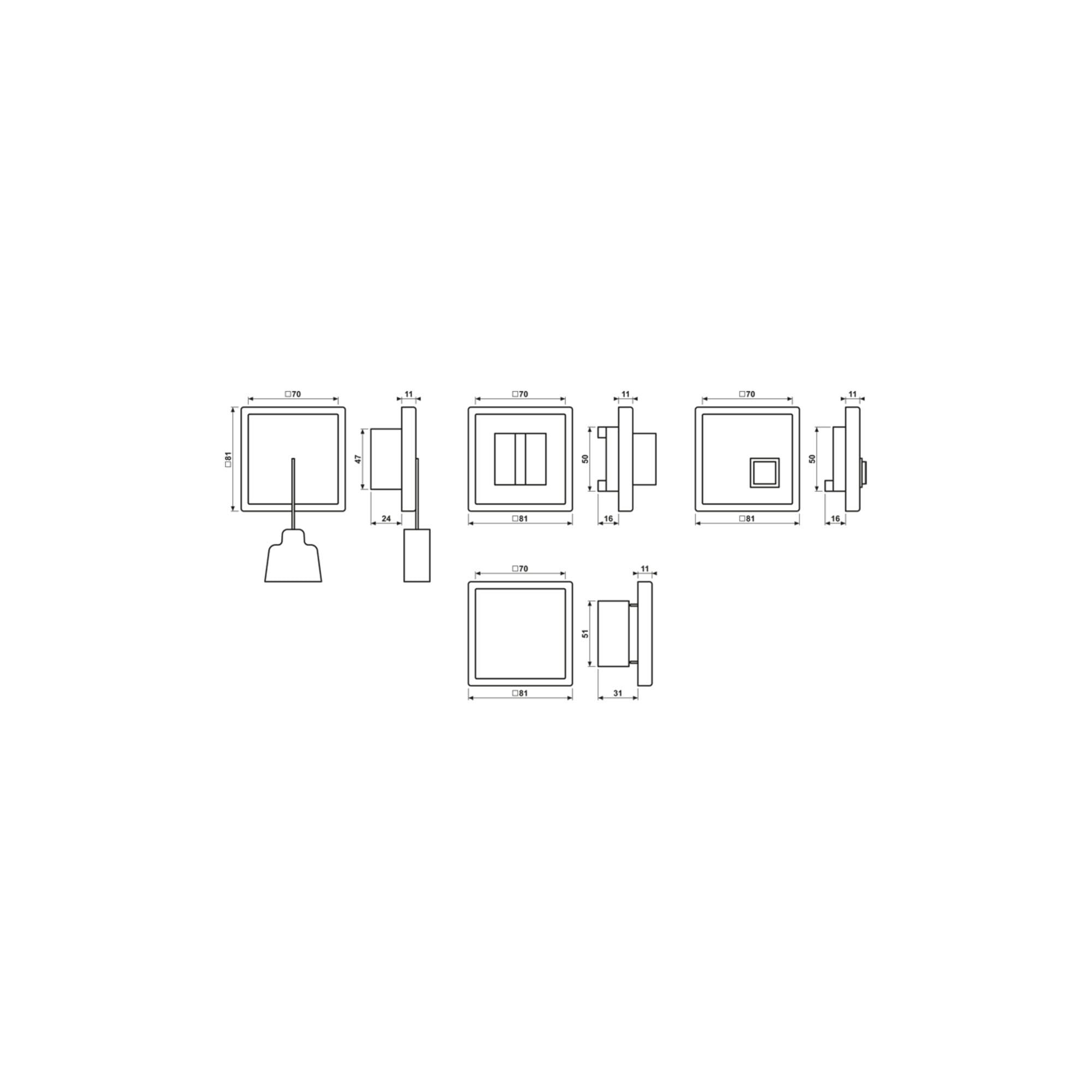 JUNG Notrufset aws komplett mit Rahmen NRS LS 0834 WW (NRSLS0834WW)