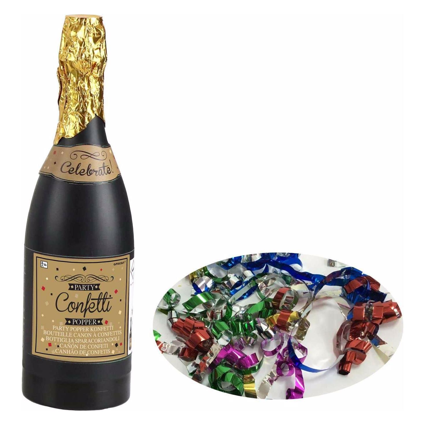 Amscan Konfettikanone Bottle (1 Stk.) (9902994)