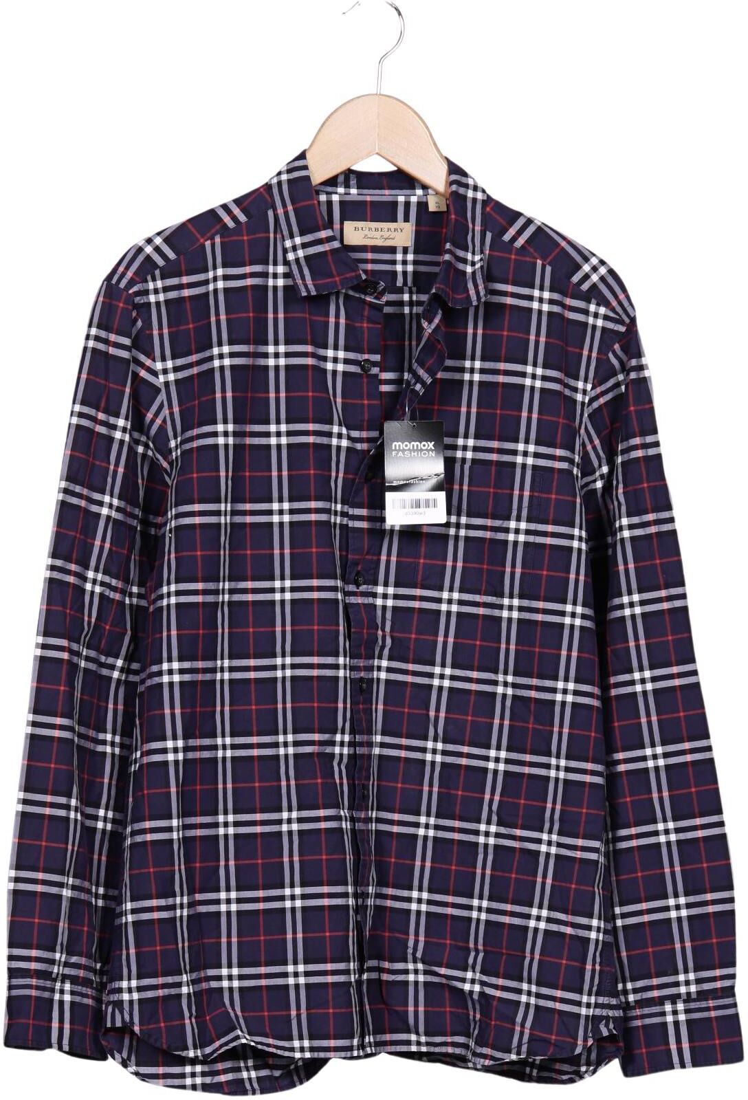 Burberry Herren Hemd, Mehrfarbig, Gr. XL, Baumwolle - Second Hand
