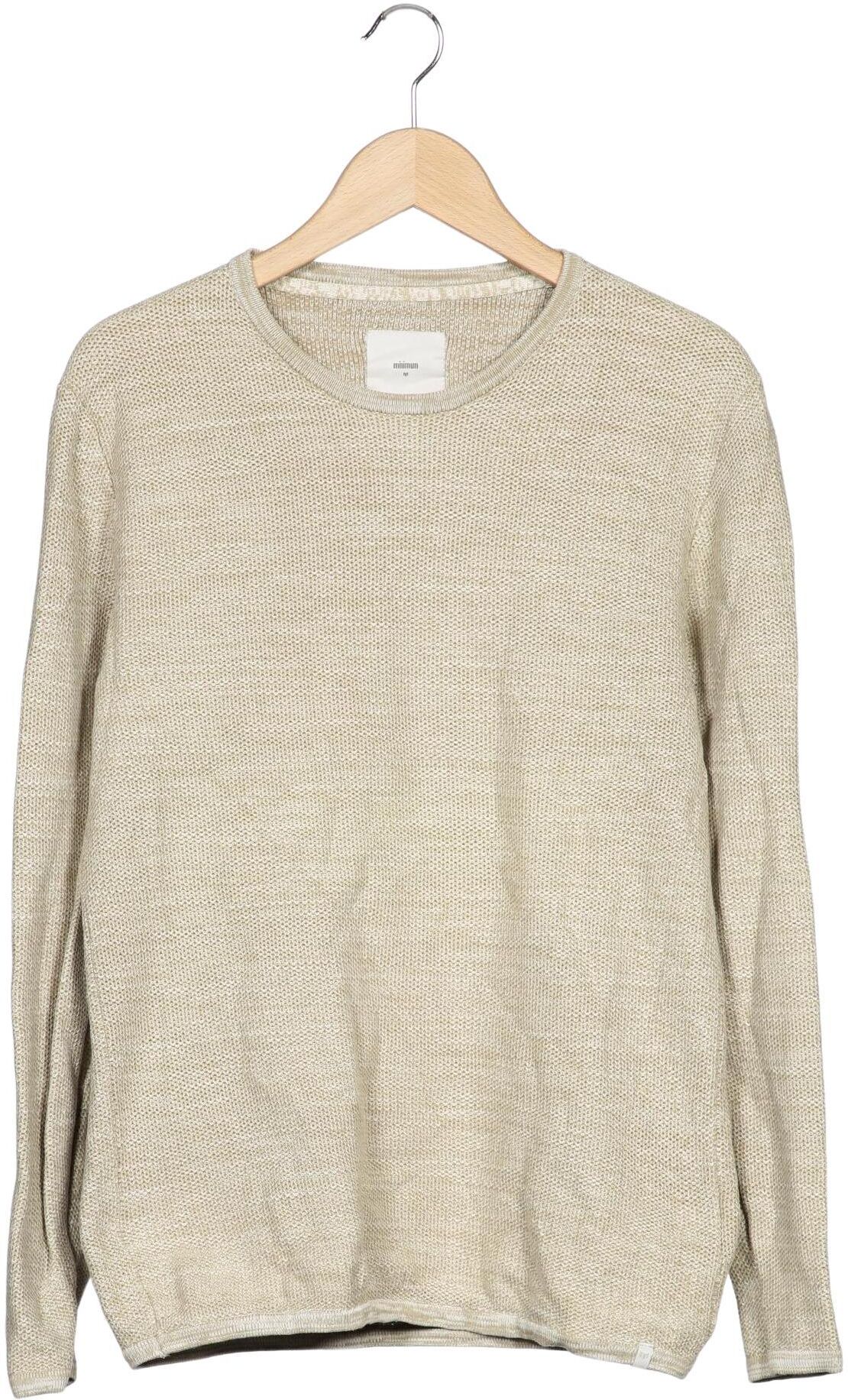 Minimum Herren Pullover, Beige, Gr. S, Baumwolle - Second Hand