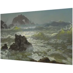 FOTOTAPETE 104x70 cm - Stürmische See