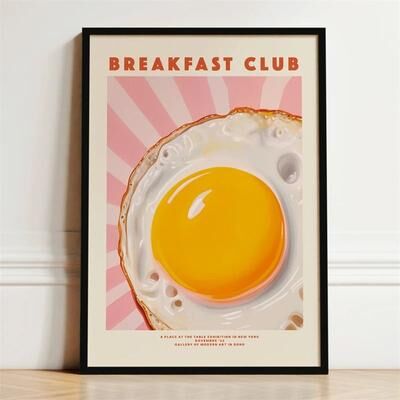 Uplift Picks French Breakfast Food Canvas Print Kitchen Wall Art Decor 07 30x45 Cm unframed