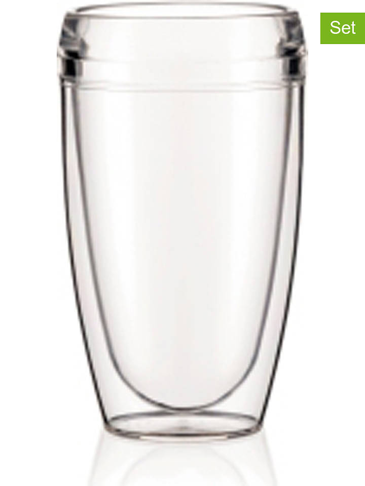 bodum 2er-Set: Isolierbecher "Pavina - Outdoor" - 450 ml - onesize