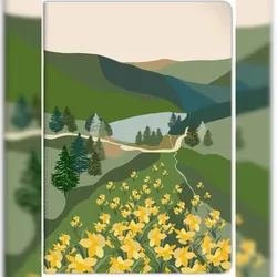 Clairefontaine 10x La Vie en Vosges, Notizheft mit Fadenbindung A4 21x29,7 cm, 48 Blatt liniert mit Rand, sortiert - 83491C