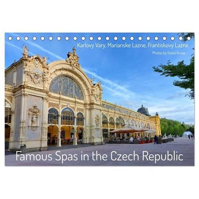 Famous Spas in the Czech Republic (Desk Calendar 2027 DIN A5 landscape), CALVENDO 12 Month DeskCalendar