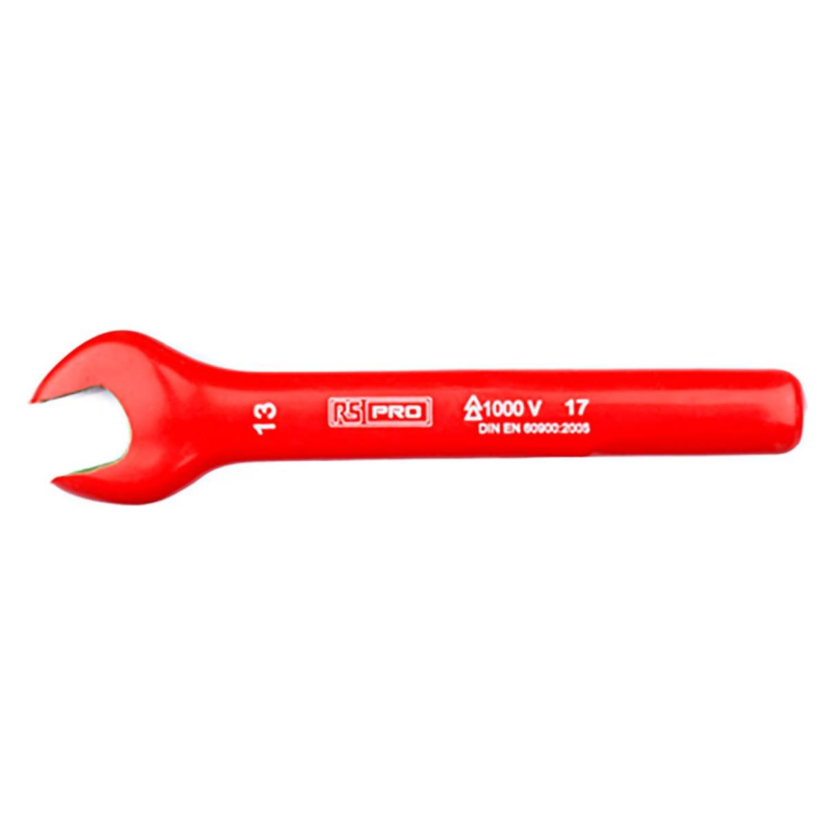 RS PRO Insulated Open End Wrench (1000V) - 13 m (13 mm) (1763408)