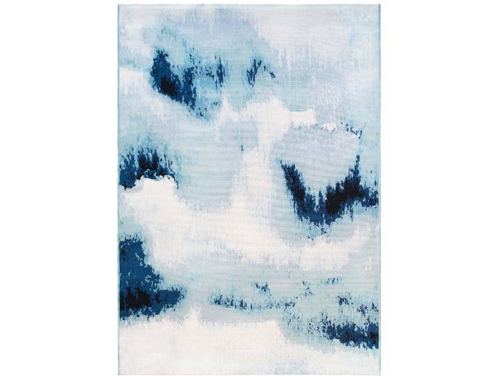 Outdoor-Teppich Shidori Blau Farbverlauf Polypropylen 160 x 230 cm
