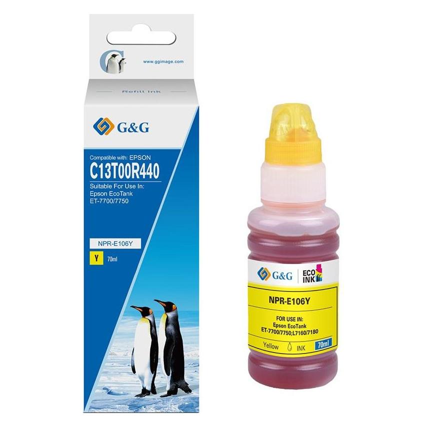 G&G kompatibel Ink mit C13T00R440, NPR-E106Y, yellow (Y) (19759)