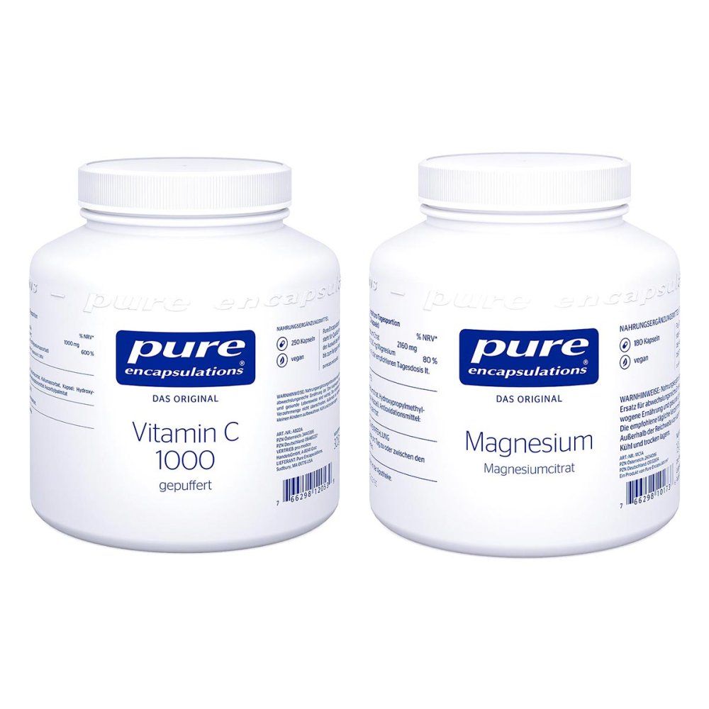 pro medico GmbH Pure Encapsulations Magnesiumcitrat + Vitamin C1000 gepuffert 08104765