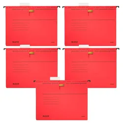 LEITZ Hängehefter ALPHA 1984 rot - 5 Stück
