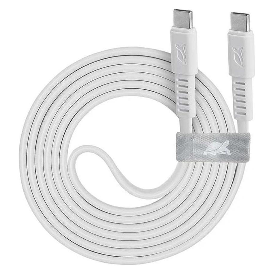 Rivacase CABLE USB-C TO USB-C /WHITE PS6005 WT21 (2.10 m, USB 2.0, 60 W) (PS6005WT21)