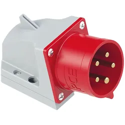 CEE-Wandgerätestecker 32A, 400V Twist TT, IP44, Schraubenlos PCE