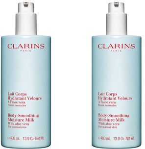 Clarins Pack Lait Corps Hydratant Velours 2x 400 ml