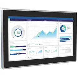 Siemens 6AV2128-3UB70-0AX0 SIMATIC HMI MTP1900 Unified Comfort hygienisch, neutrales Design IP69, FDA, Splitterschutz 6AV21283UB700AX0