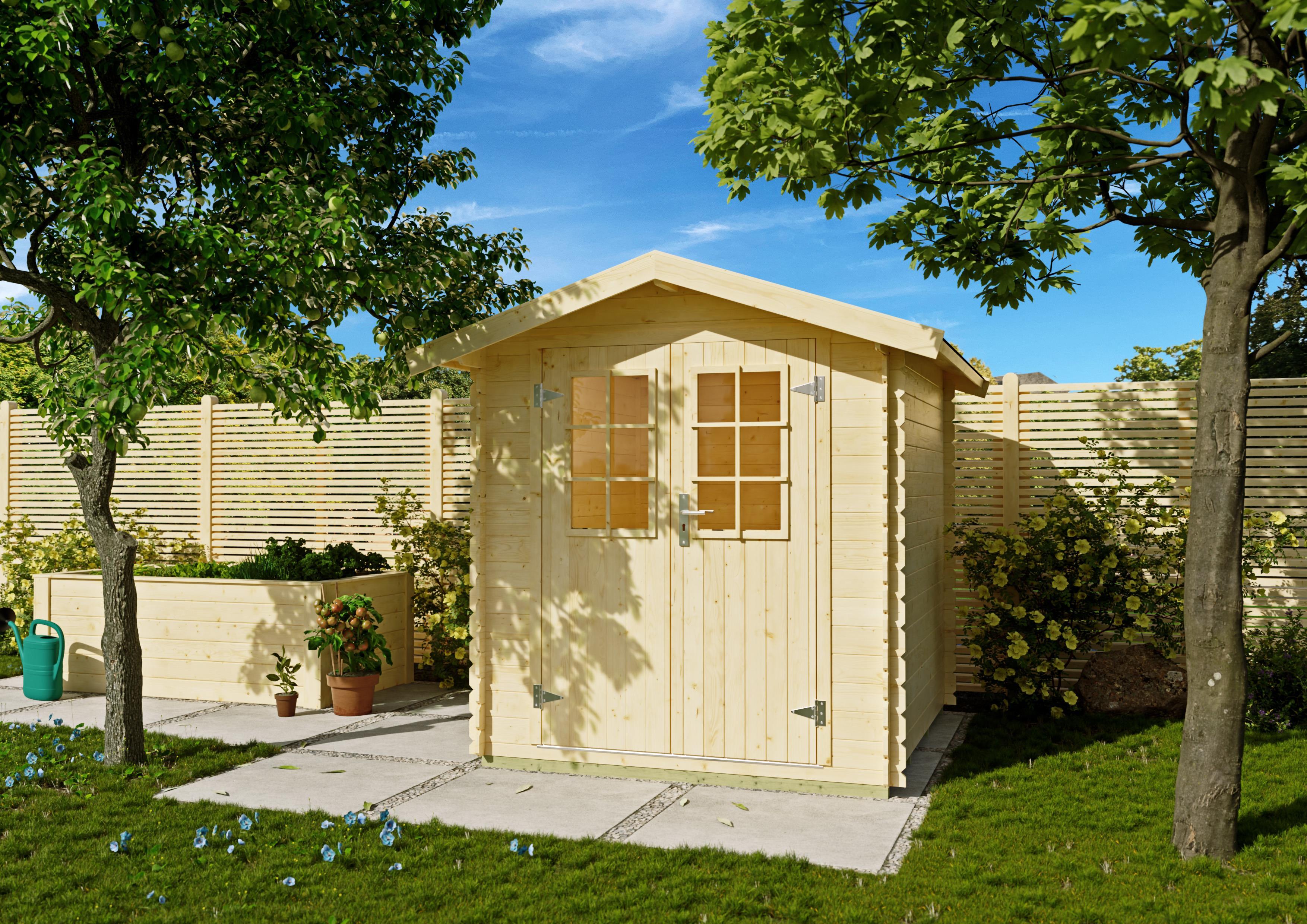 Gartenhaus Austin 1,80x2,00 m - inklusive langlebigem EPDM-Dach