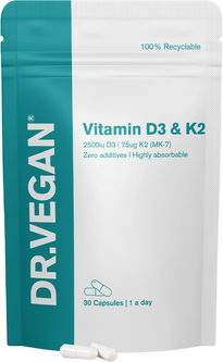Dr. Vegan Vitamin D3 & K2 30 cápsulas