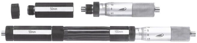 Helios-Preisser Micromètre intérieur de précision, jeu avec rallonge 100-2100 mm (0894530)