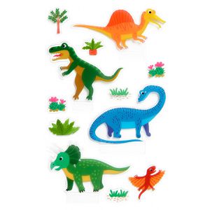 bsb Sticker Creative-Sticker Dinos, 85-652, verschiedene Motive, 12 Aufkleber, 12 Stück