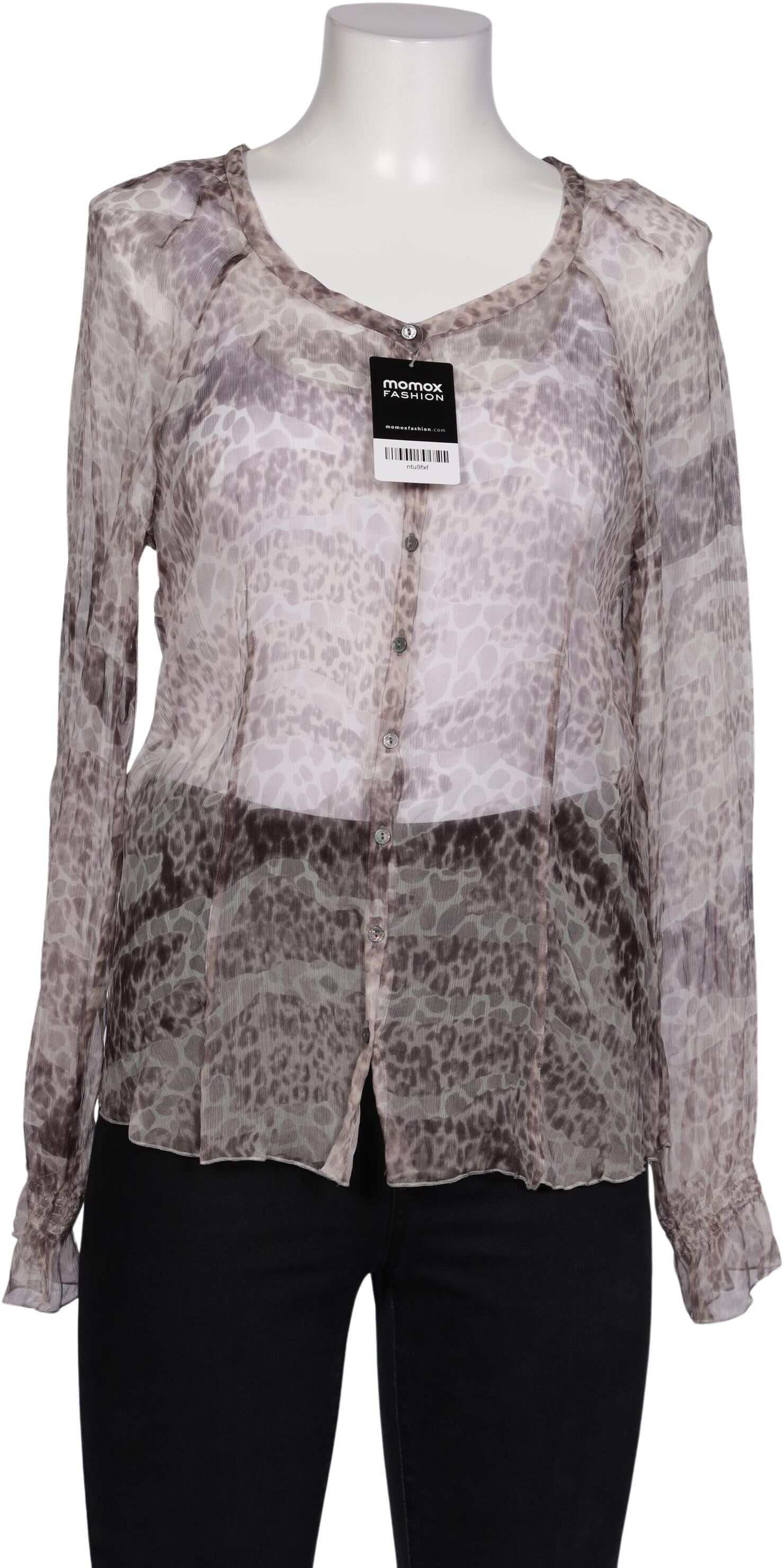 Cain Damen Bluse, Grau, Gr. EU 44 (Marc Cain N6), Seide - Second Hand