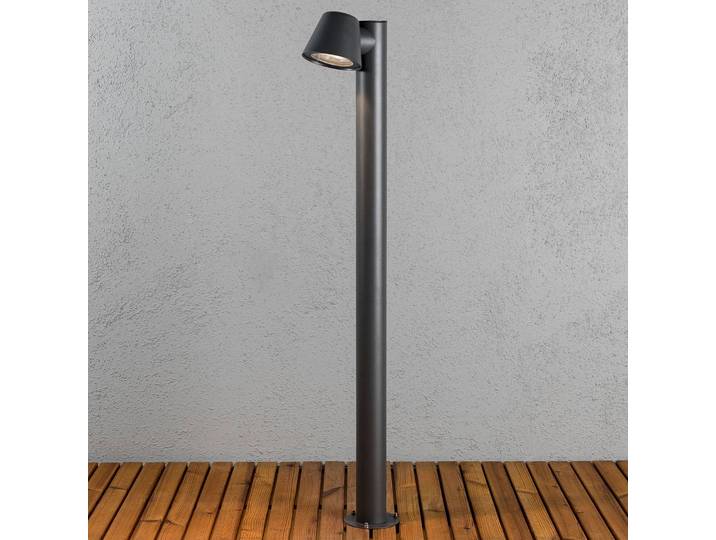 Konstsmide Wegeleuchte Trieste, dimmbar, schwarz, Aluminium, Modern