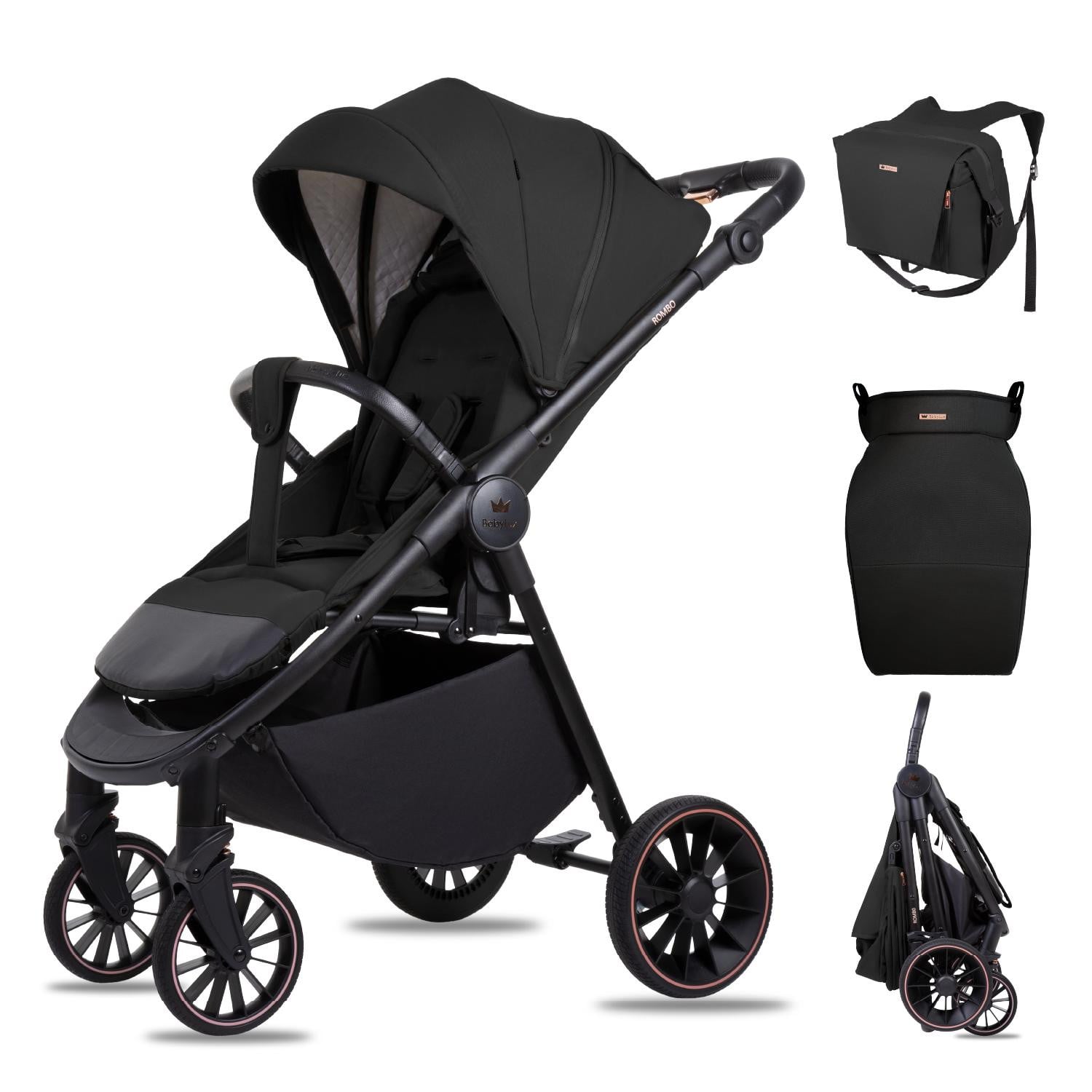 BabyLux ROMBO Kinderwagenbescherming: Lichtgewicht en schokabsorberende tas