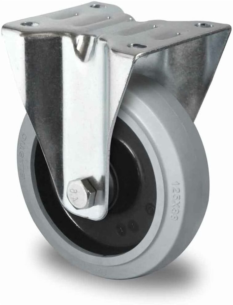 CASCOO Bockrolle ø 125 mm Serie R4E2 Kugellager (FPP35W0125R4E2B34)
