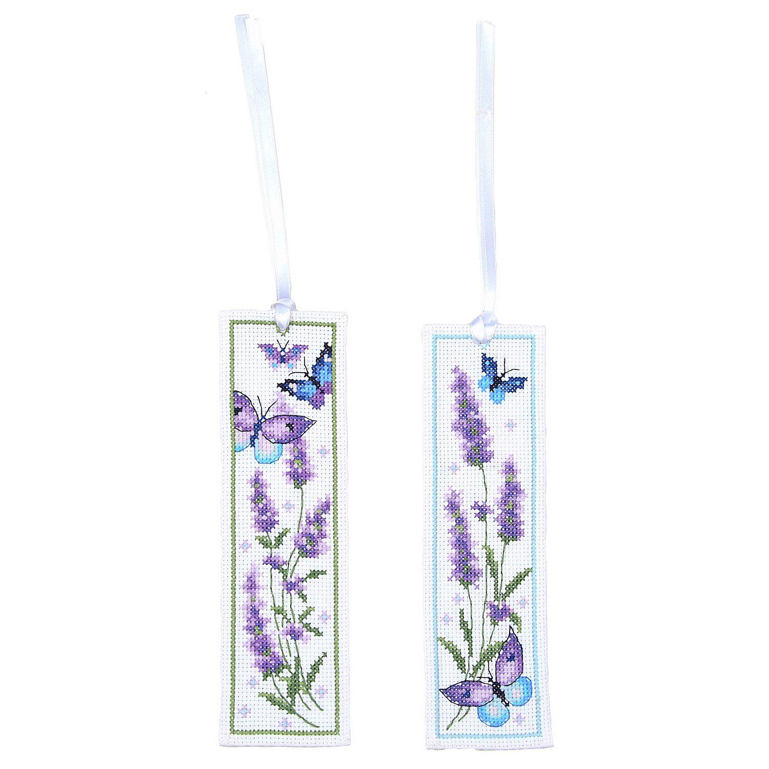 Lesezeichen "Lavendel", 2er-Set