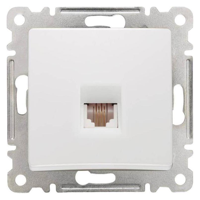 Makel Lilium Natural Modul Telefon Buchse CAT3 für Telefonkabel weiss (47721557)