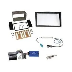 Opel Astra Antara Corsa Zafira ab 2004 2-DIN Radioblende Einbauset+Lenkradada...