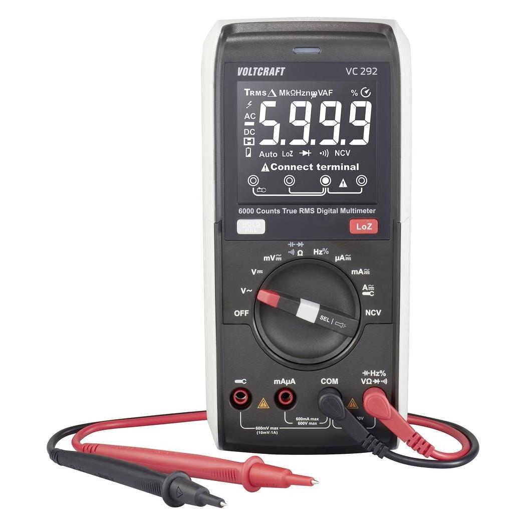 Voltcraft (VC-12884315+VC-18652745) (CAT III 600V, Hand-Multimeter) (VC-12884315+VC-18652745)