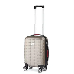 Casaria monzana Koffer Hartschale Exopack Champagner M aus ABS 40l 61x31x21cm