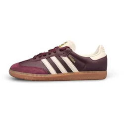 adidas Samba OG Maroon Gold Metallic (Womens) - 39 1/3