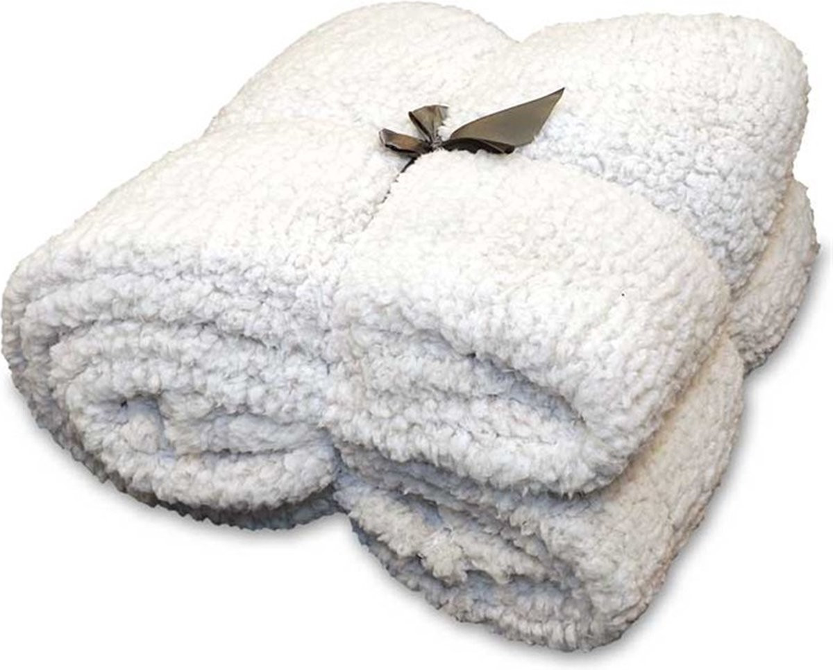 Unique Living Plaid Knut Pebble 150 x 200 cm