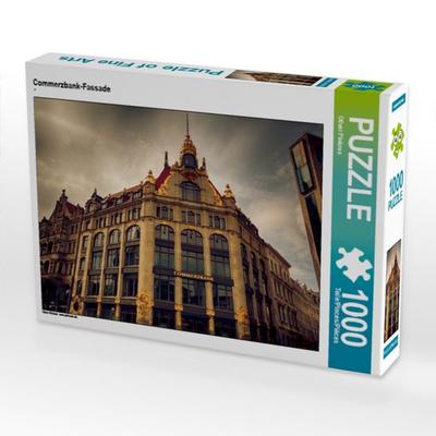 CALVENDO Puzzle Commerzbank-Fassade | 1000 Teile Lege-Größe 64 × 48 cm Foto-Puzzle für glückliche Stunden