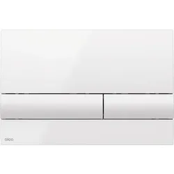 Alca Betätigungsplatte für WC-Vorwandinstallationselemente, weiß-glänzend M1710