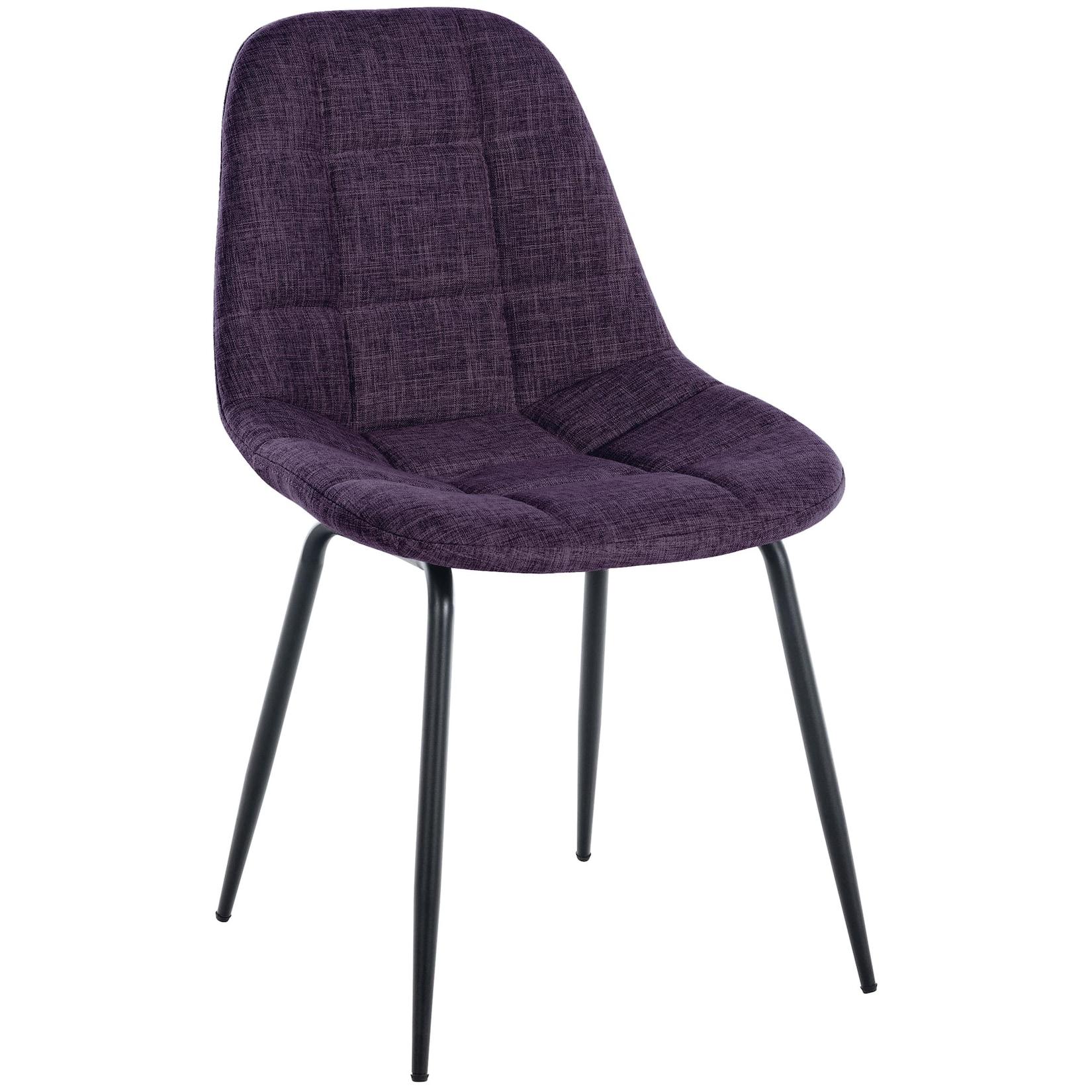 CLP Stuhl Tom Stoff - Farbe: lila, Material: Stoff