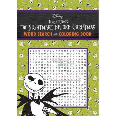 Disney Tim Burton's the Nightmare Before Christmas Word Search and Coloring Book - Coloring Book for Teens and Adults, Word Search Book - Officially