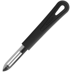 Westmark Sparschäler Gentle 28062270, schwarz, Universal, Edelstahlklinge, Kunststoffgriff