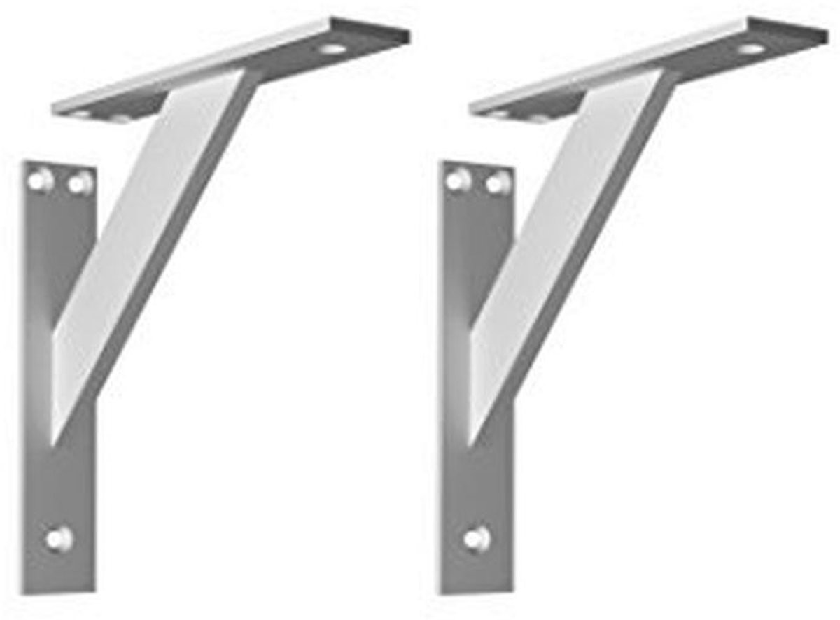 Decoratieve Plankhouder 180mm - Set van 2 Wandhouders voor Planken