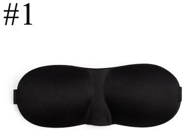 Uplift Essentials 3D Contoured Sleep Eye Mask For Complete Light Blocking black