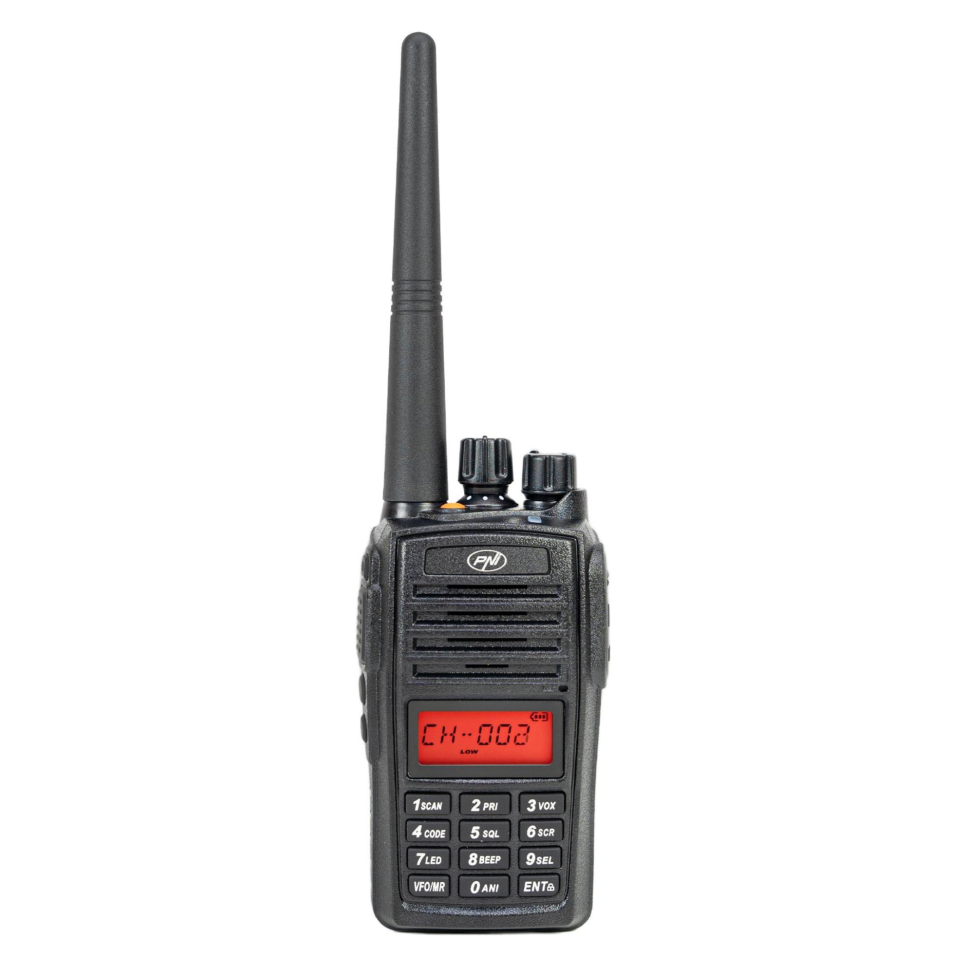 PNI PMR R18 - PMR 446 - IP67 stof/waterdicht - Robuust - Walkie talkie - Portofoon (10 km) (8517620000)